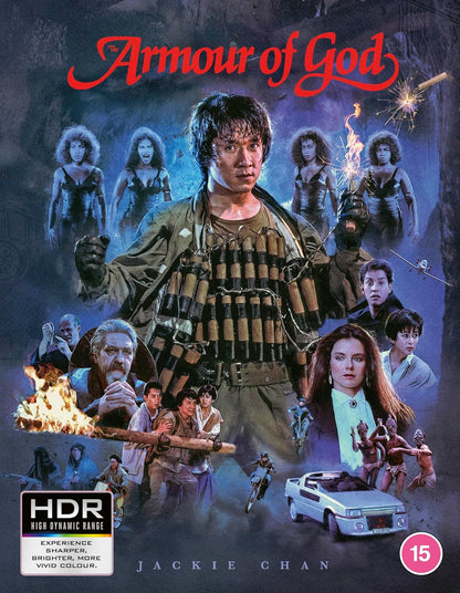 Front cover of Armour of God Deluxe Limited Edition (UK Import) [4K Ultra HD + Region B Blu-ray]