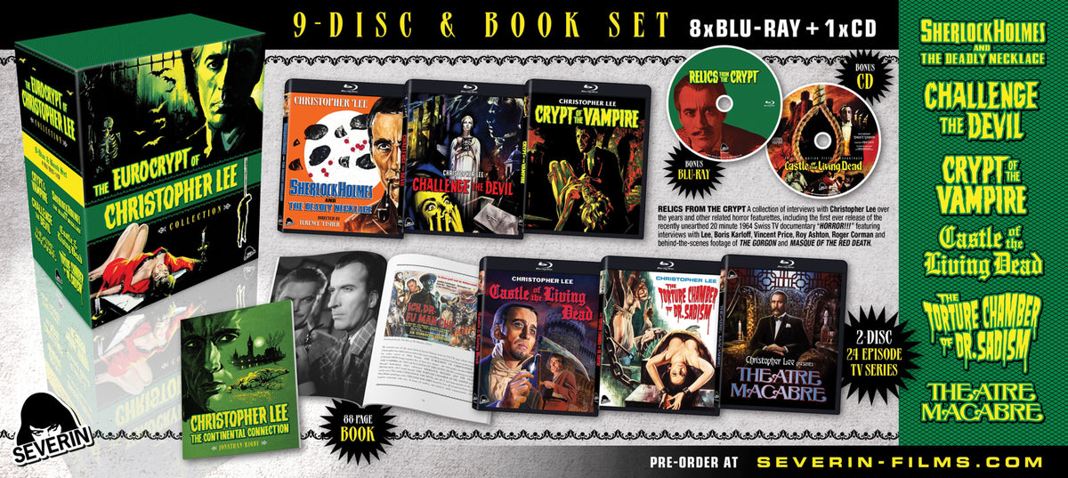 Box contents of The Eurocrypt Of Christopher Lee Collection [Blu-ray]