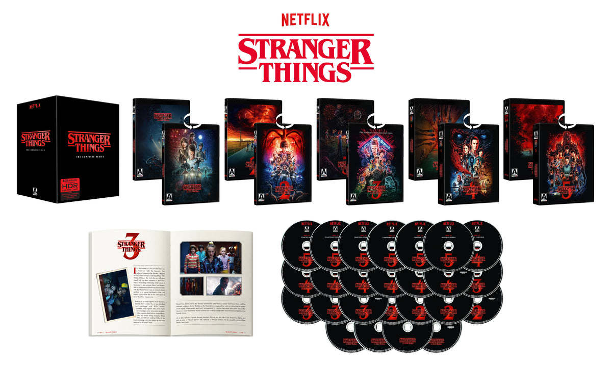 Box contents 1 of Stranger Things: The Complete Series [4K Ultra HD]