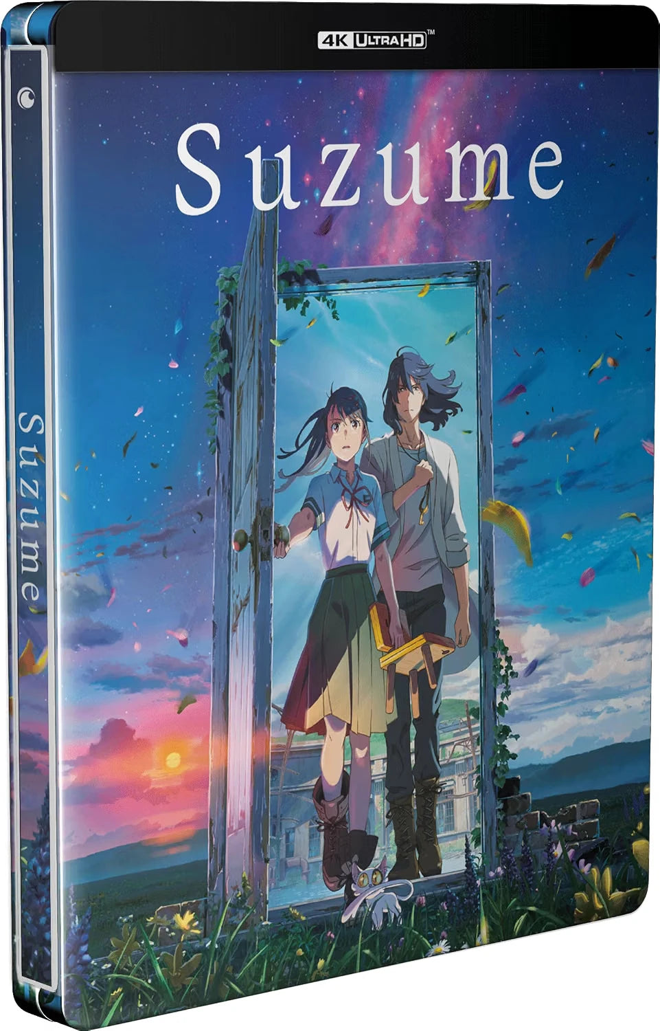 Front cover of Suzume: The Movie Limited Edition Steelbook [4K Ultra HD + Blu-ray]