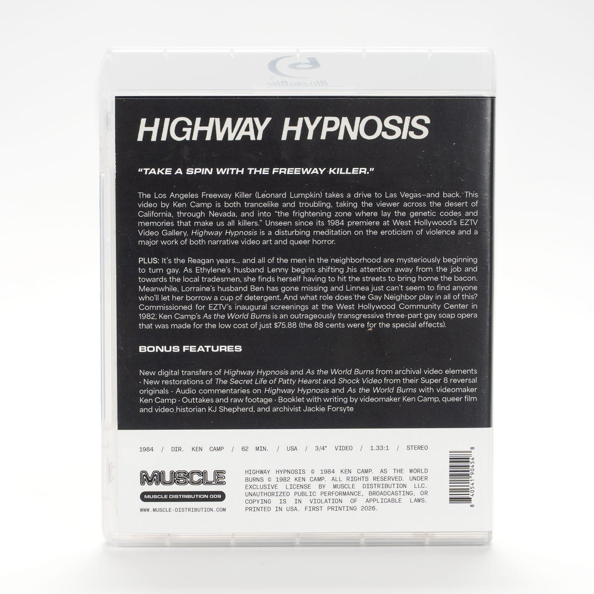 Highway Hypnosis - case back
