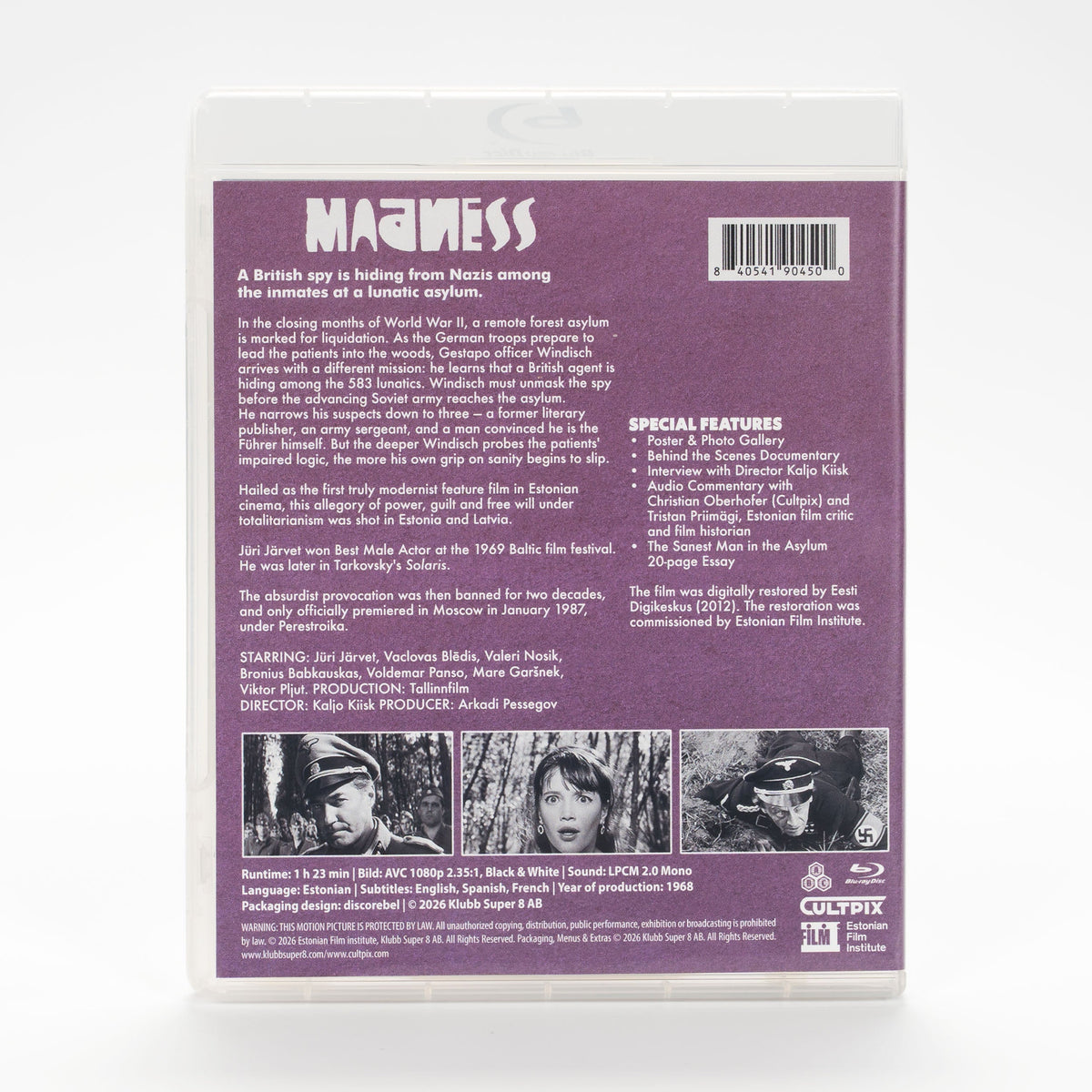 Madness - underlying case back artwork