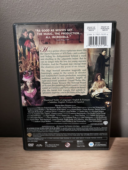 The Phantom of the Opera (2004): Widescreen - back