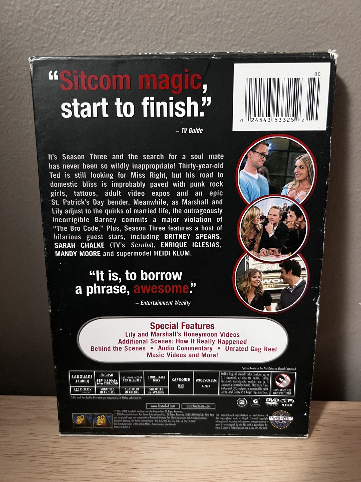 How I Met Your Mother: Season 3 - The Legendary Season - back