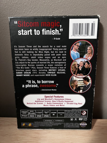 How I Met Your Mother: Season 3 - The Legendary Season - back