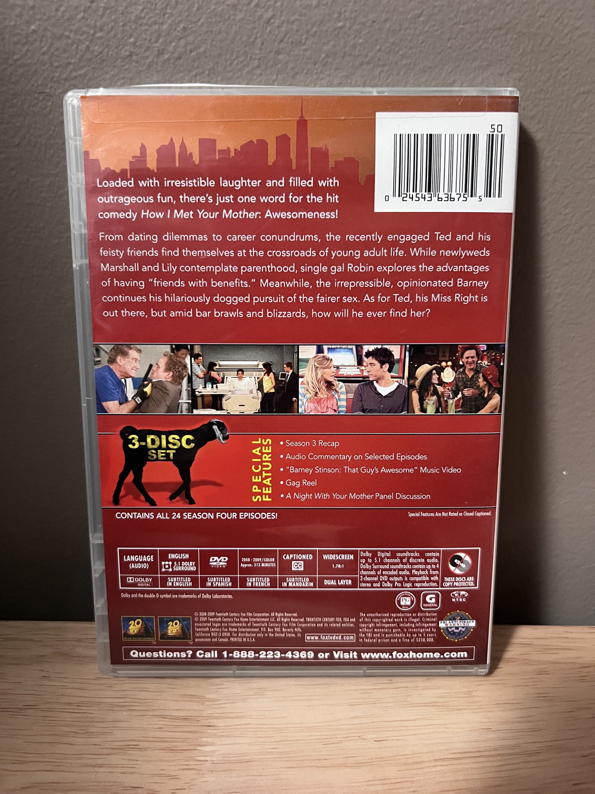 How I Met Your Mother: Season 4 - back