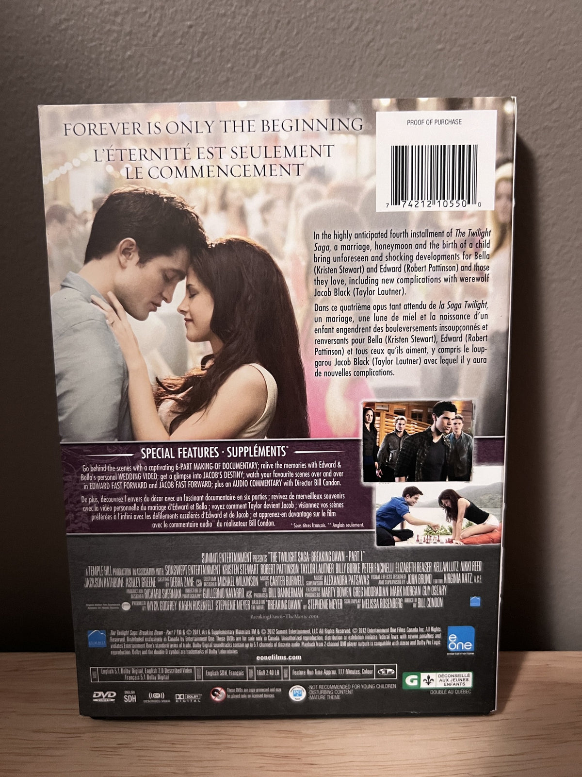 The Twilight Saga: Breaking Dawn - Part 1 - Two-Disc Special Edition - back
