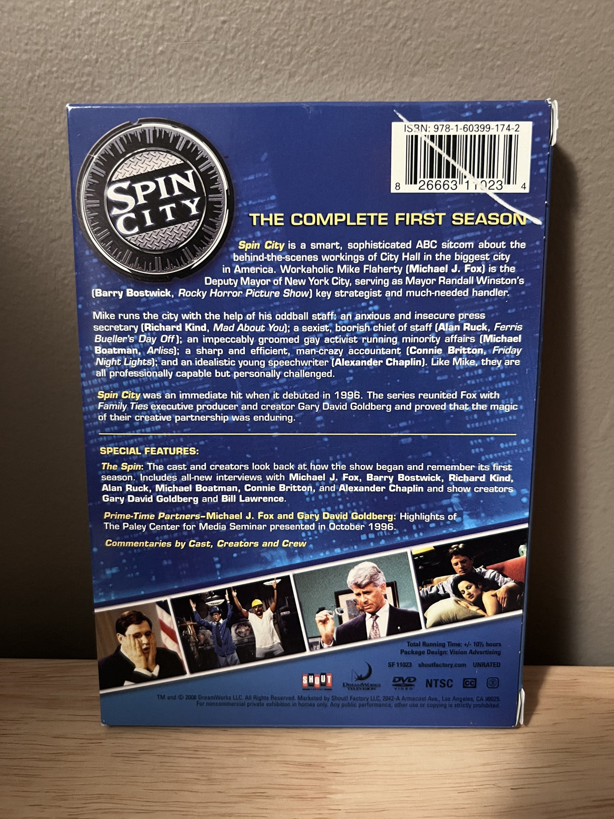Spin City: The Complete First Season - back
