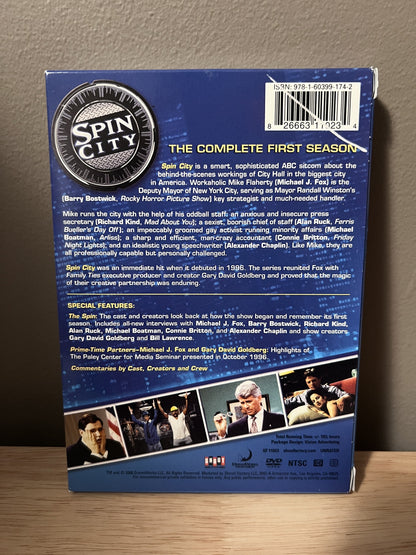 Spin City: The Complete First Season - back