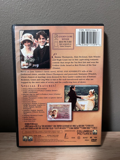 Sense and Sensibility: Special Edition - back