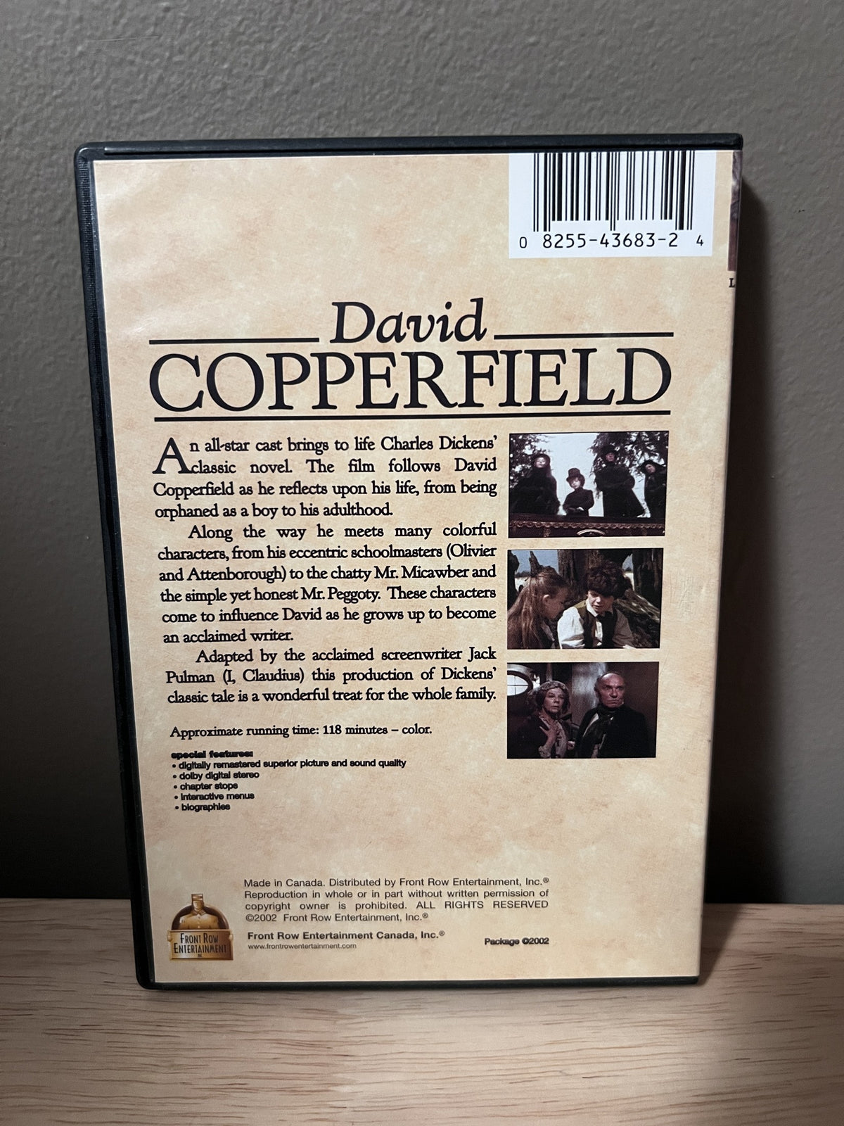 David Copperfield (1970) - back