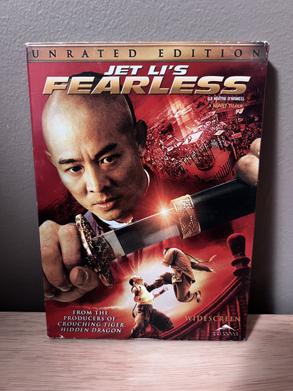Jet Li's Fearless: Unrated Edition - front