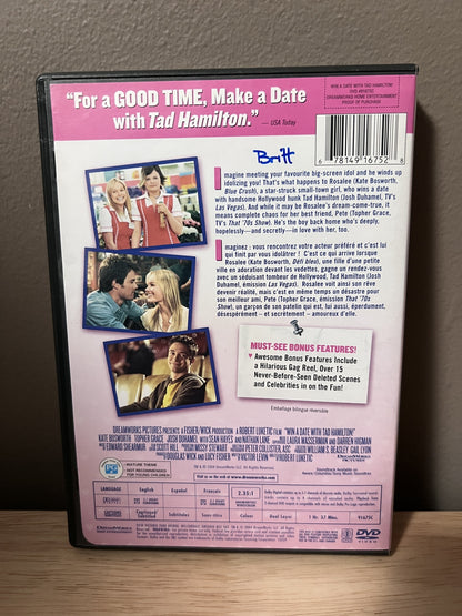Win a Date with Tad Hamilton! - back