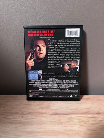 Back cover of Under Siege 2: Dark Territory DVD