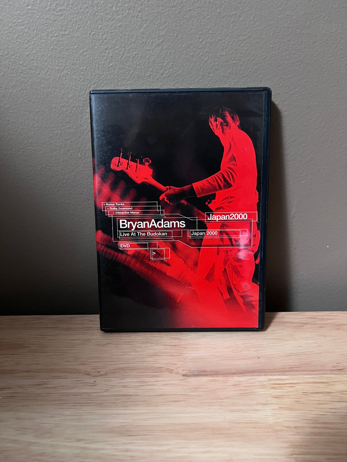 Front cover of Bryan Adams: Live at the Budokan DVD
