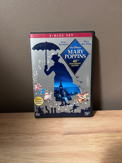 Front cover of Mary Poppins (40th Anniversary Edition, 2-Disc Set) DVD