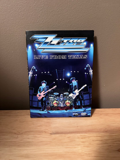Front cover of ZZ Top: Live from Texas DVD
