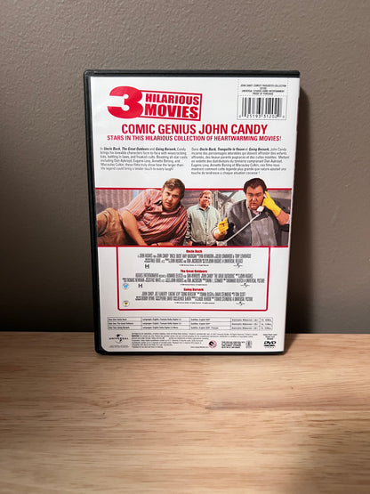 Back cover of John Candy Comedy Favourites Collection DVD