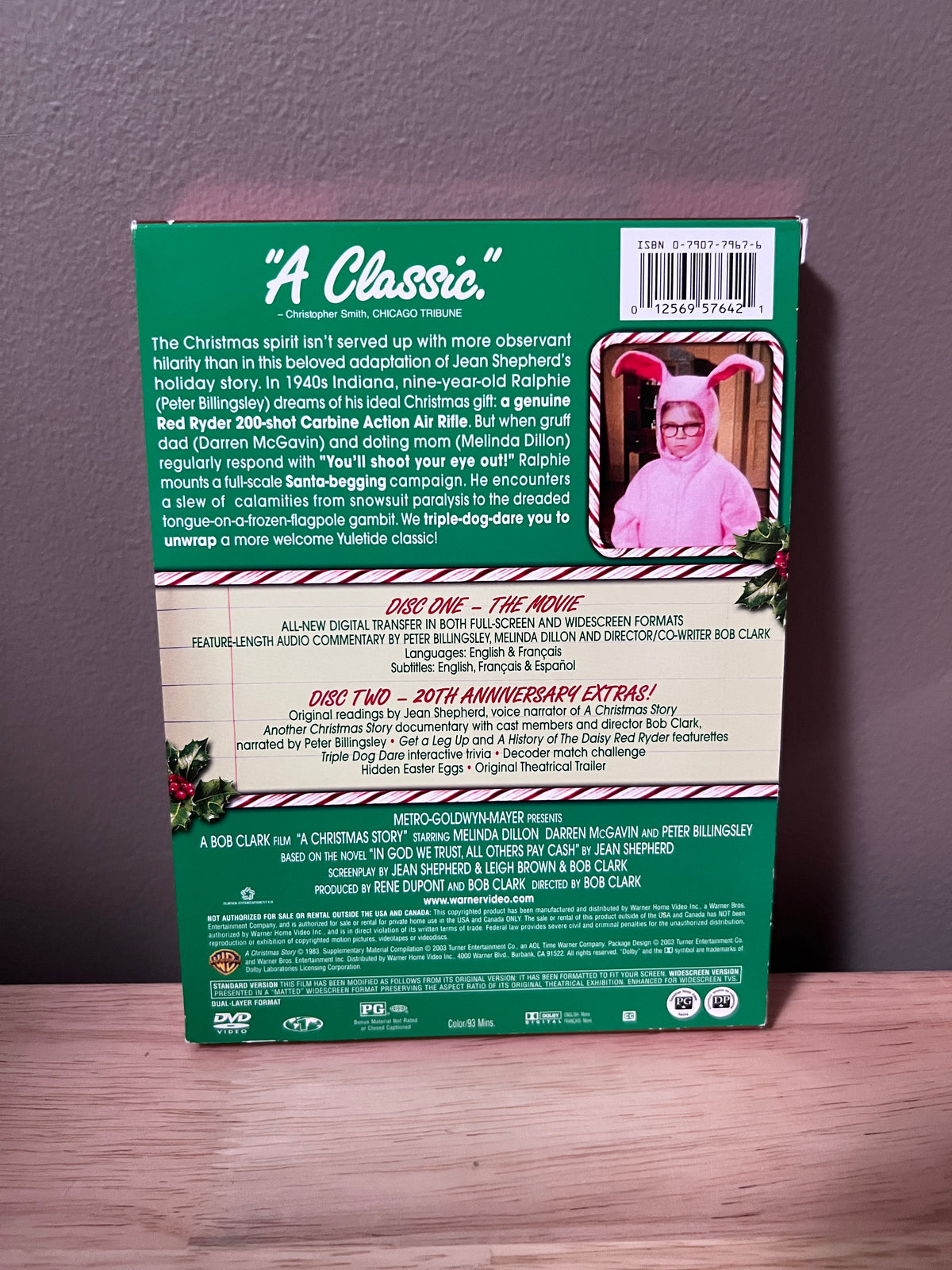 Rear / packaging view of A Christmas Story: Two-Disc Special Edition DVD