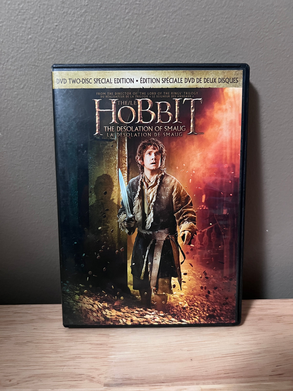 Front cover of The Hobbit: The Desolation of Smaug (2-Disc Special Edition) DVD