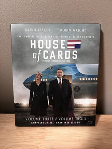 Front cover of House of Cards: Volume Three Blu-ray