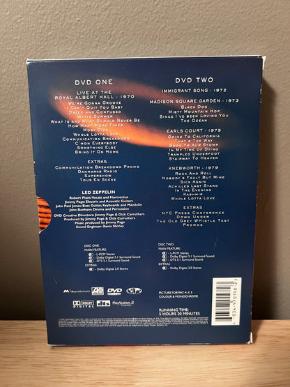 Rear / packaging view of Led Zeppelin: DVD DVD