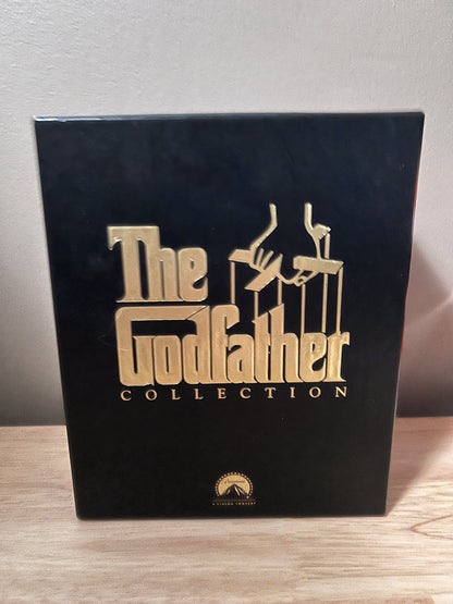 Front packaging of The Godfather Collection VHS