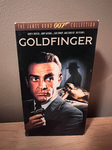Front packaging of Goldfinger: The James Bond 007 Collection VHS