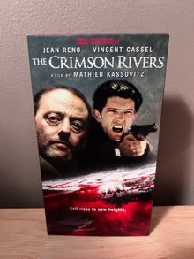 Front packaging of The Crimson Rivers VHS