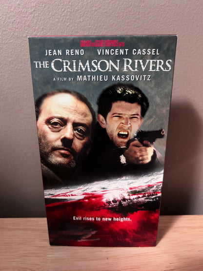 Front packaging of The Crimson Rivers VHS
