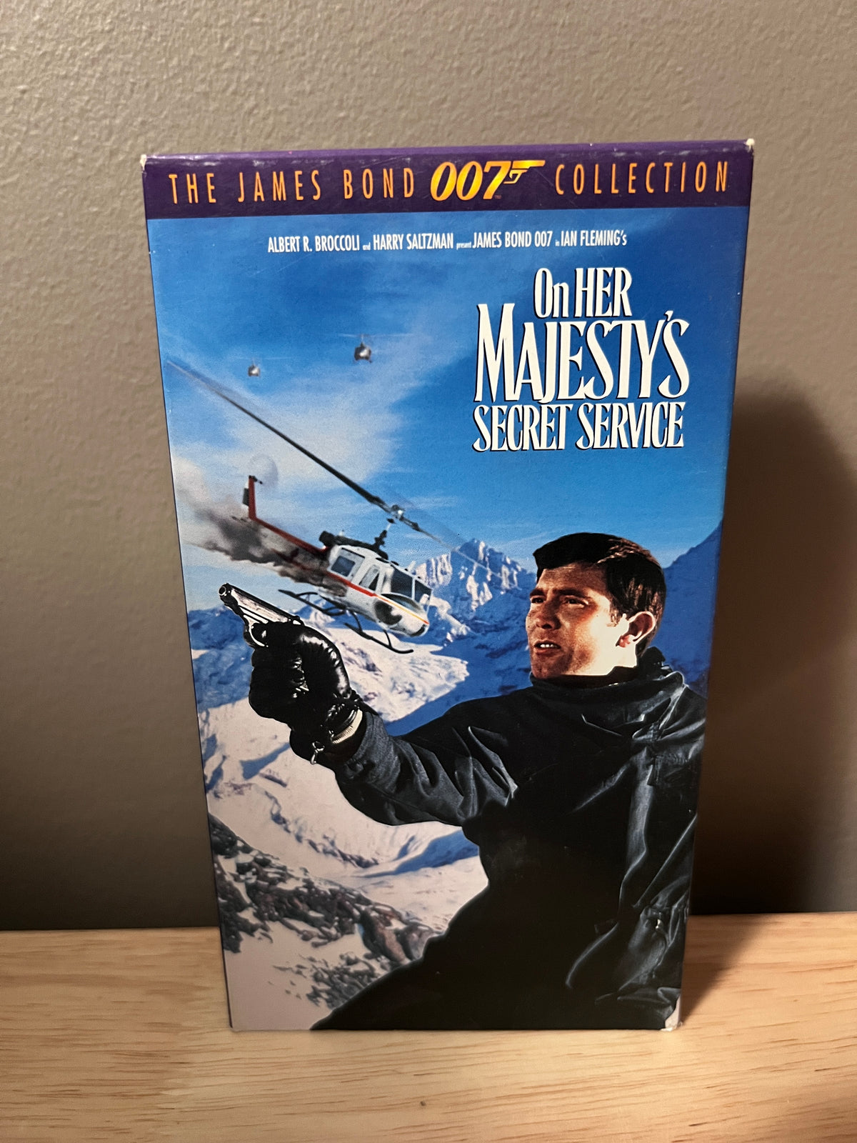 Front packaging of On Her Majesty's Secret Service: The James Bond 007 Collection VHS