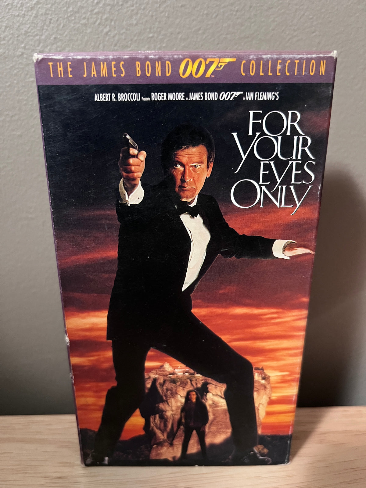 Front packaging of For Your Eyes Only: The James Bond 007 Collection VHS