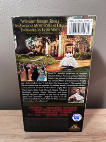 Back packaging of Gone with the Wind VHS