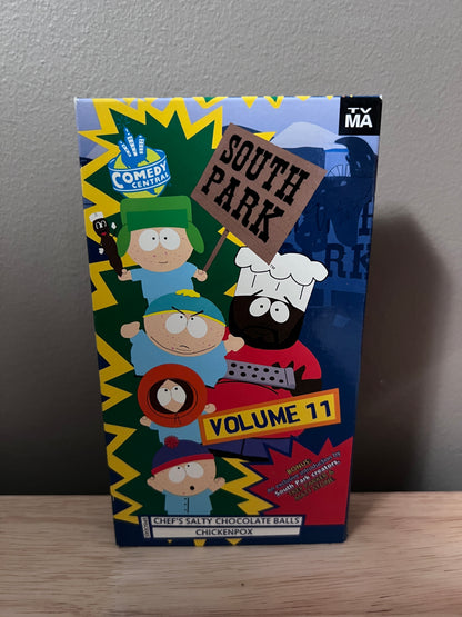Front packaging of South Park: Volume 11 VHS
