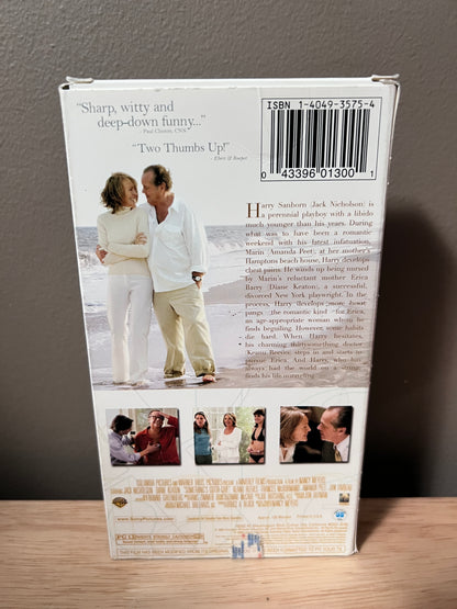 Back packaging of Something's Gotta Give VHS