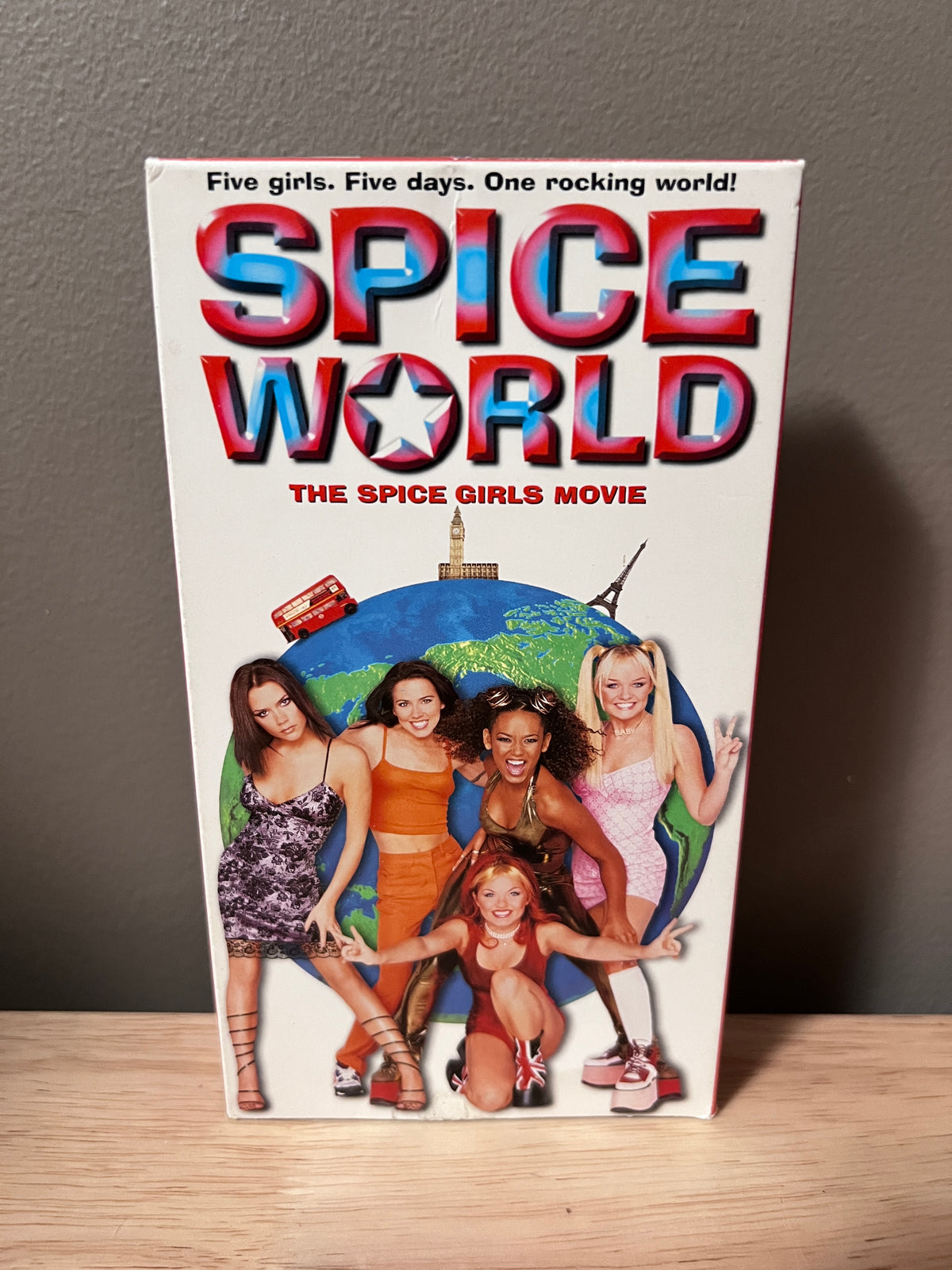 Front packaging of Spice World: The Spice Girls Movie VHS