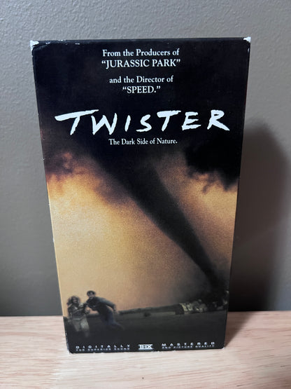 Front packaging of Twister VHS