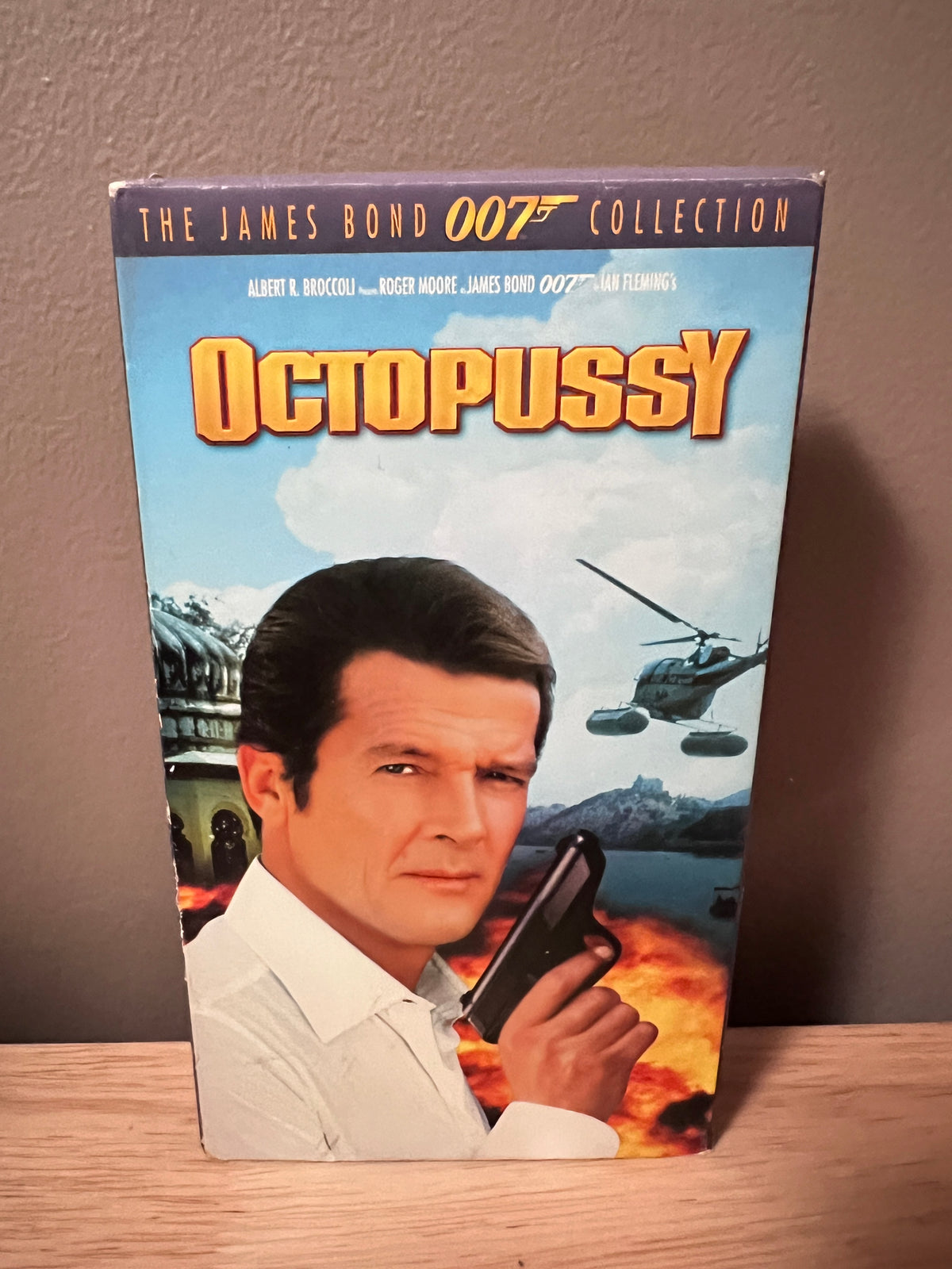 Front packaging of Octopussy: The James Bond 007 Collection VHS