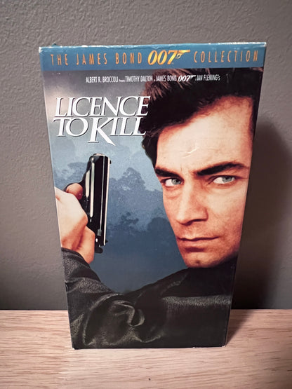 Front packaging of Licence to Kill: The James Bond 007 Collection VHS