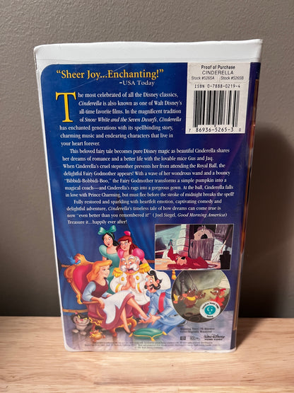 Cinderella (1950) - back