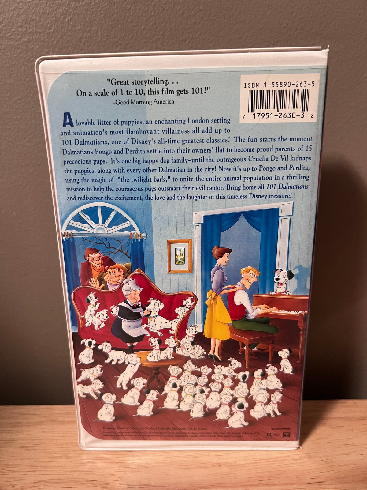 101 Dalmatians (1961) - back