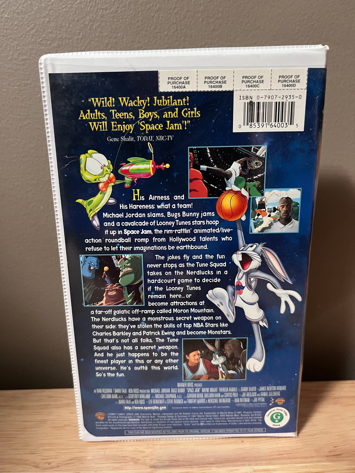 Space Jam (1996) - back