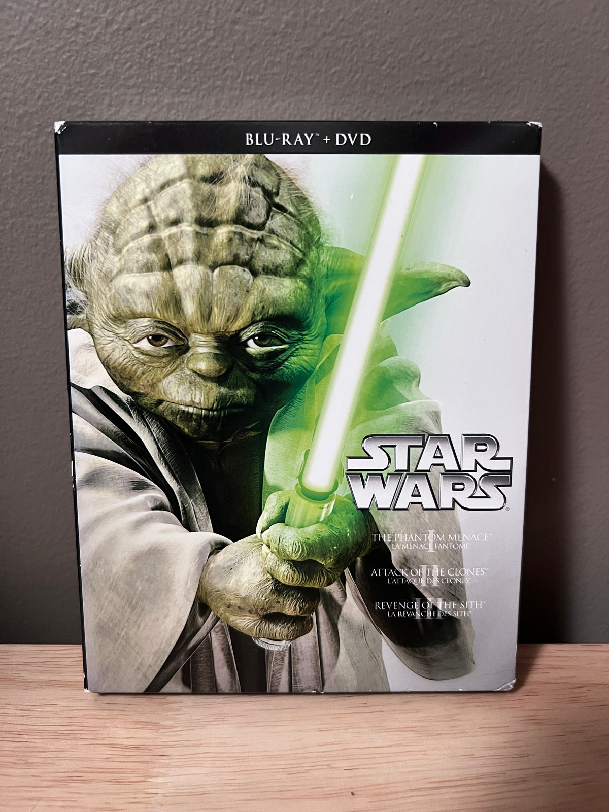 Star Wars: Prequel Trilogy — Episodes I–III (Blu-ray Only) - front