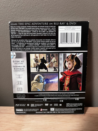 Star Wars: Prequel Trilogy — Episodes I–III (Blu-ray Only) - back