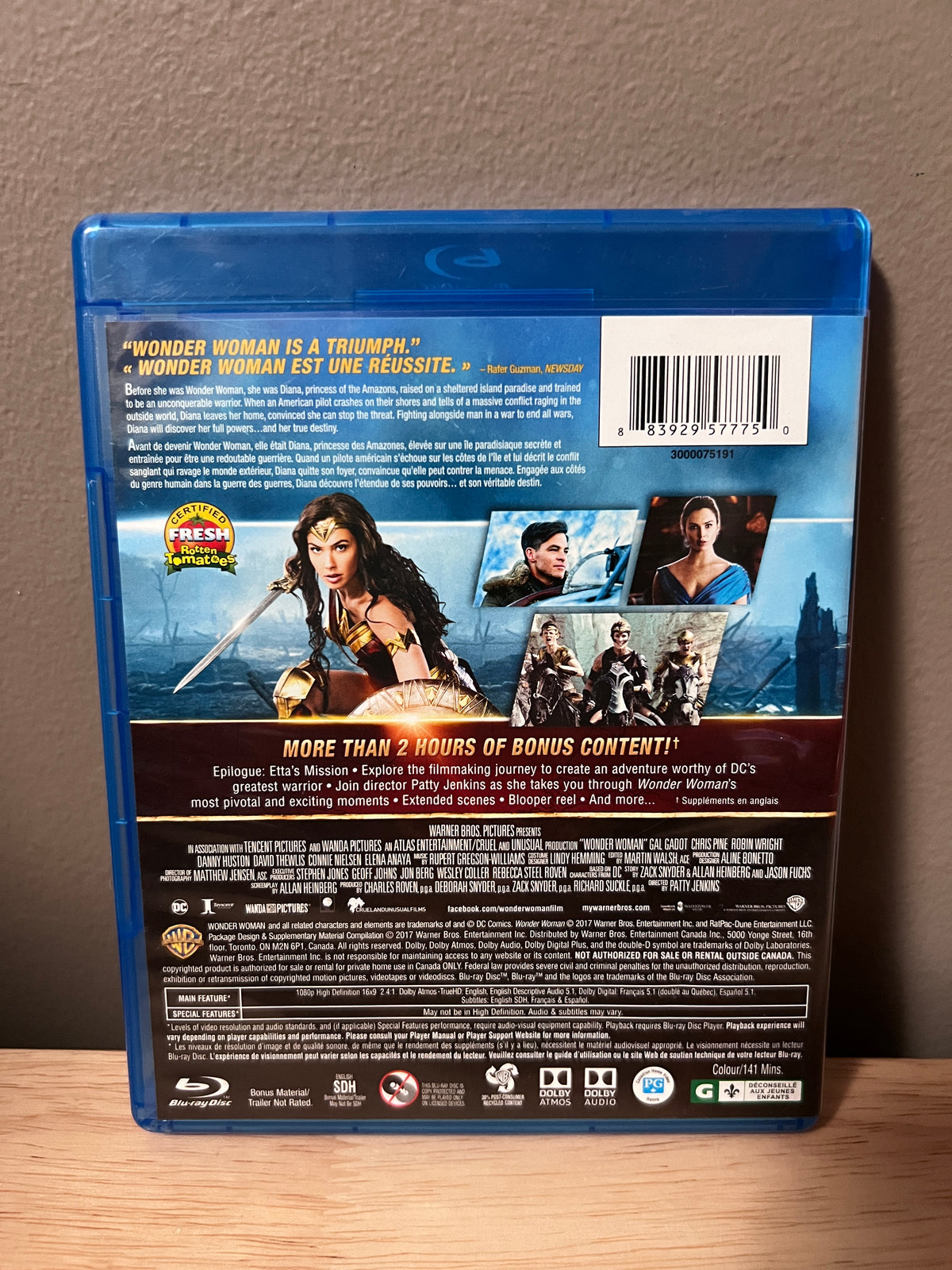 Wonder Woman (2017) - back