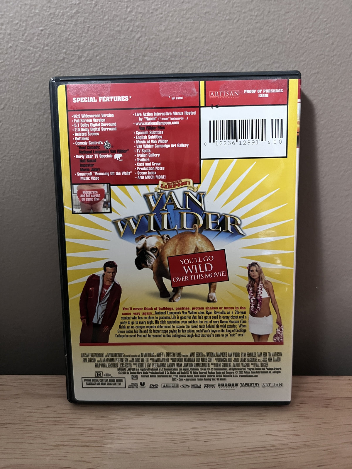 National Lampoon’s Van Wilder: Two-Disc Unrated Edition — back