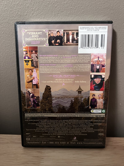 The Grand Budapest Hotel — back