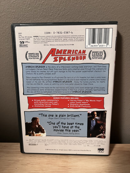 American Splendor — back