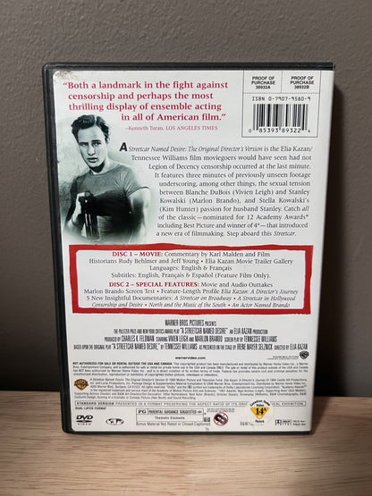 A Streetcar Named Desire: Two-Disc Special Edition — back