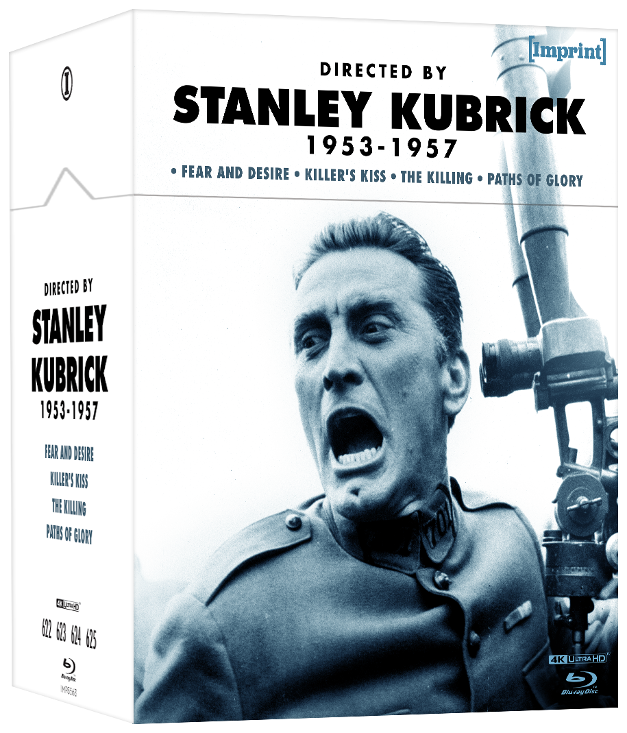 Directed By... Stanley Kubrick (1953–1957) Limited Edition Hardbox (Australian Import) [4K Ultra HD + Blu-ray] front and spine